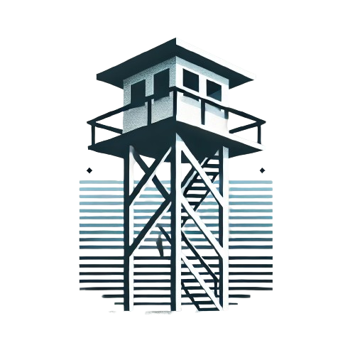 Lookout tower illustration